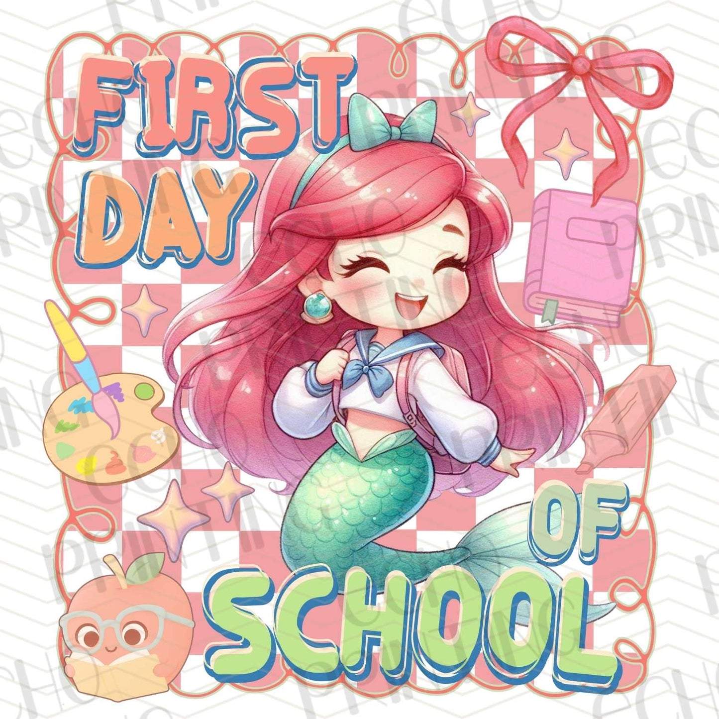 BTSG 132 - MERMAID PRINCESS FIRST DAY OF SCHOOL