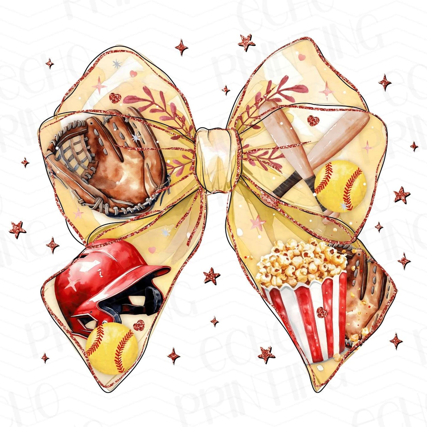 BSB 142 – POPCORN BASEBALL BOW