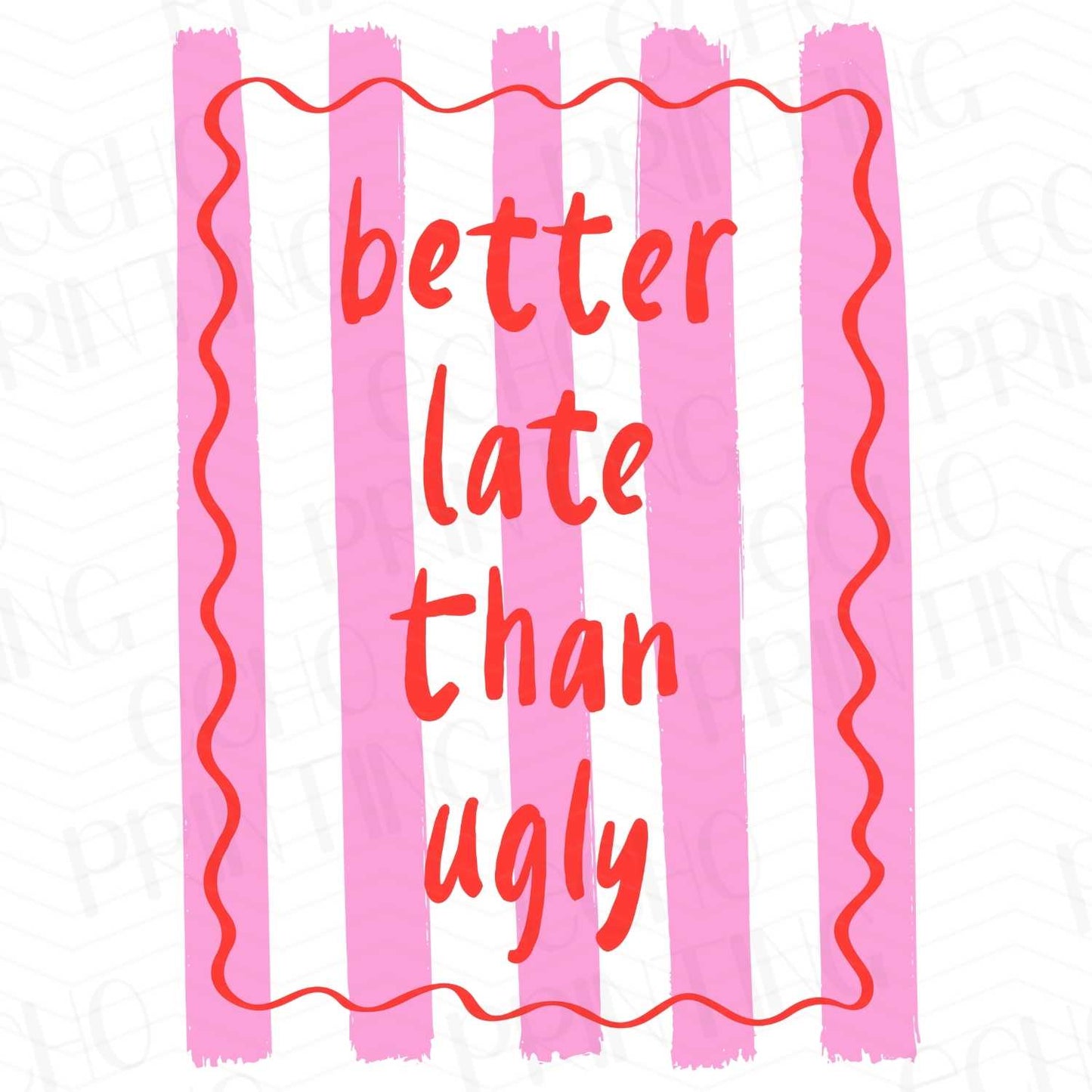 FSSG 143 - BETTER LATE THAN UGLY