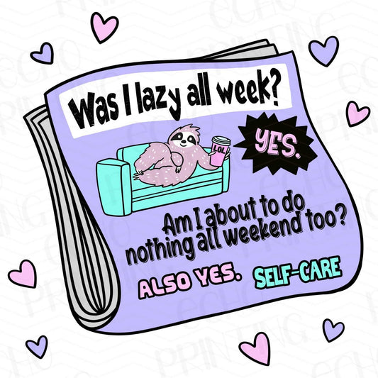 FSS 152 - WAS I LAZY ALL WEEK?