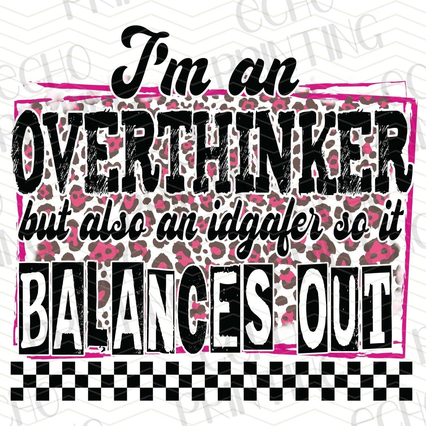 FSSG 168 - OVERTHINKER BALANCES OUT