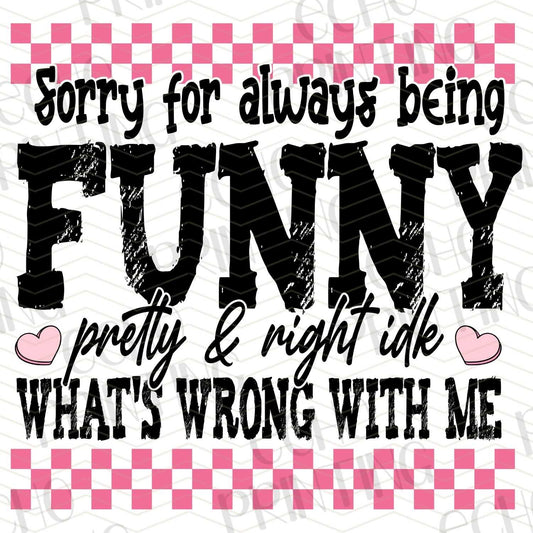 FSS 169 - SORRY FOR ALWAYS BEING FUNNY