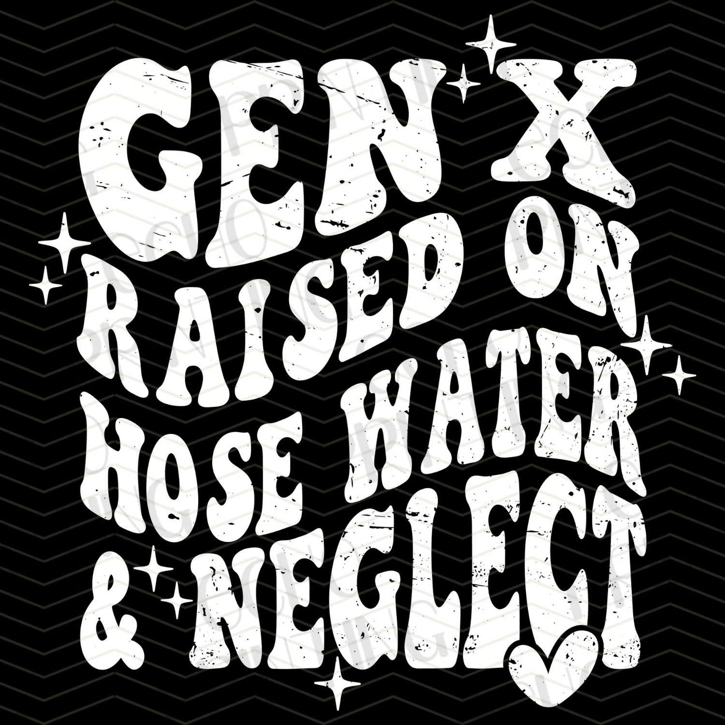 FSS 17 - GEN X RAISED ON HOSE WATER & NEGLECT WHITE