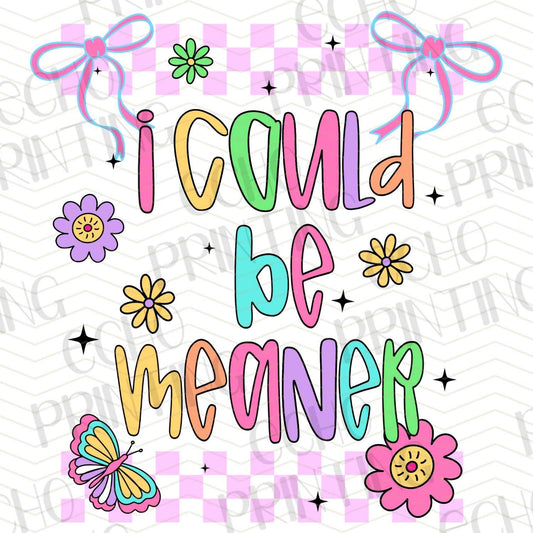 FSS 184 - I COULD BE MEANER