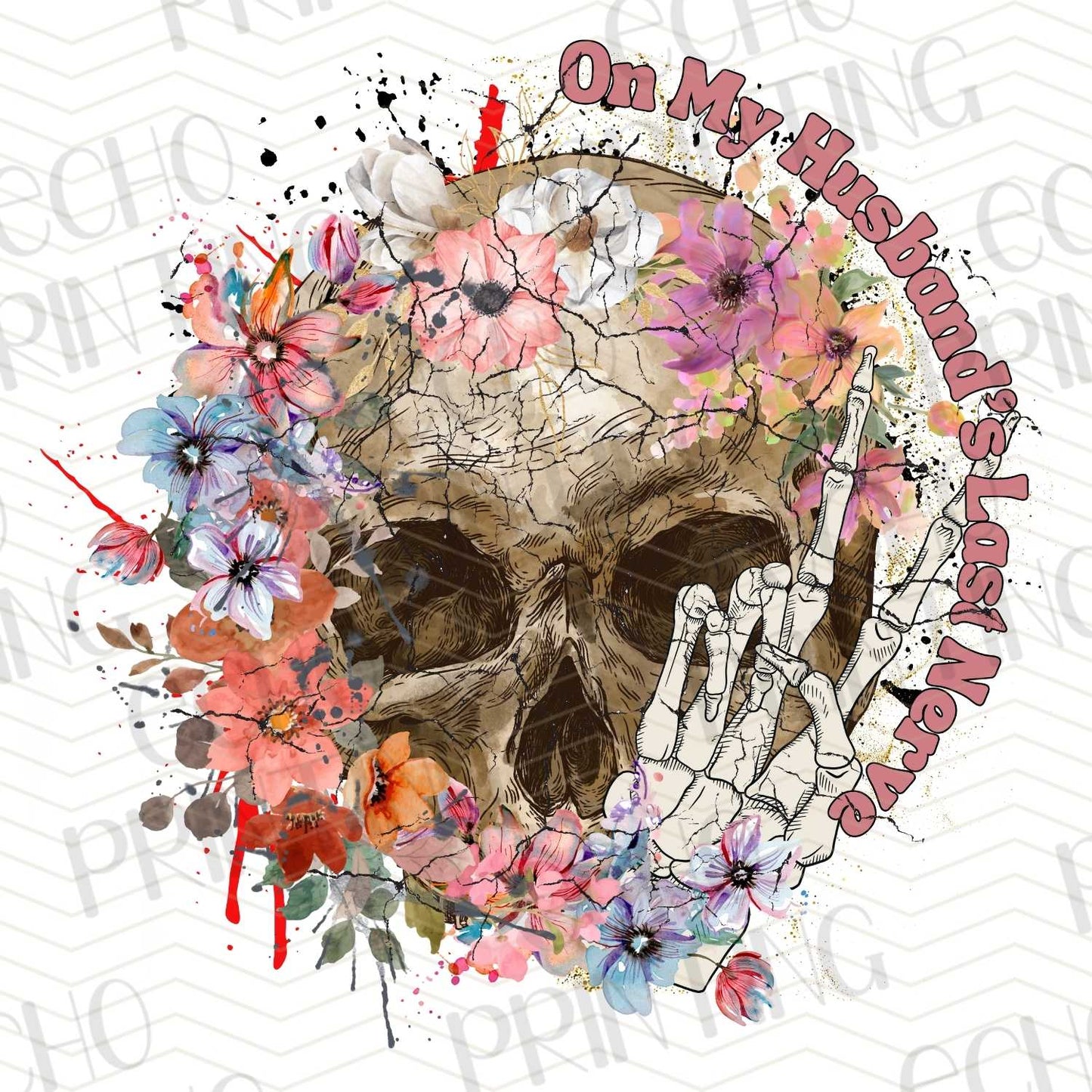 FSSG 192 - FLOWER SKULL ART