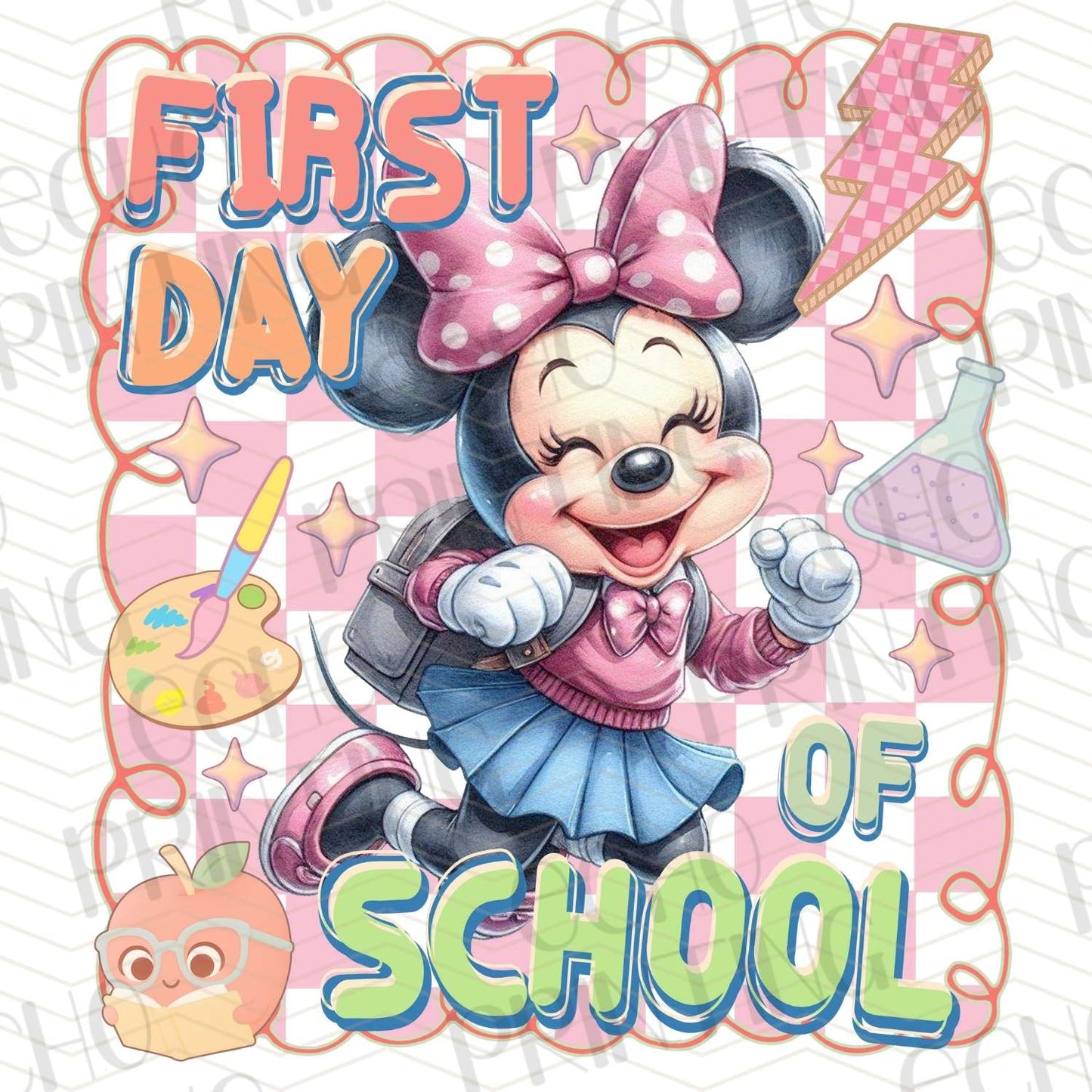 BTS 207 - MOUSE GIRL FIRST DAY OF SCHOOL BLUE SKIRT