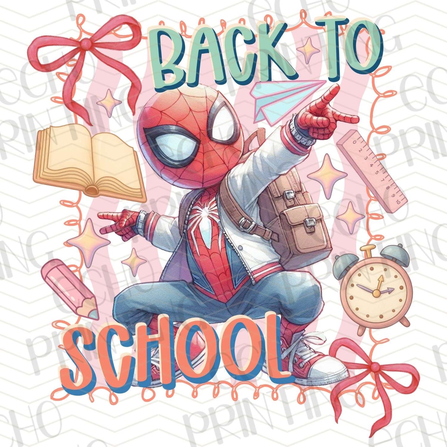BTS 218 - RED WEB HERO BACK TO SCHOOL POINTING