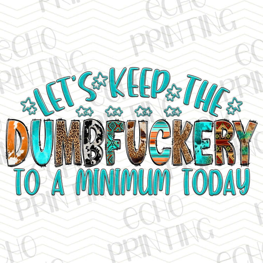 FSS 221 - LETS KEEP THE DUMBFUCKERY TO A MINIMUM TODAY