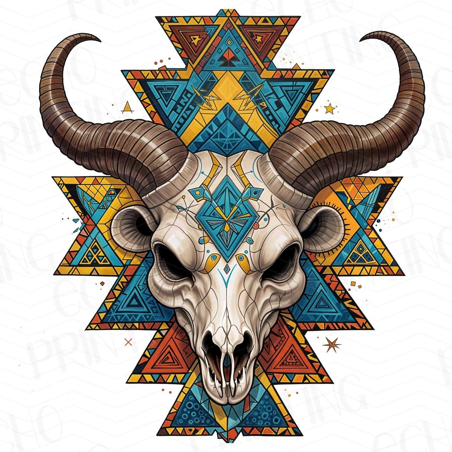 WSTN 22 - SOUTHWESTERN SKULL TRIBAL