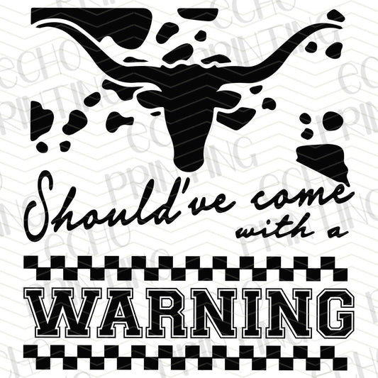 FSS 234 - SHOULD'VE CAME WITH A WARNING