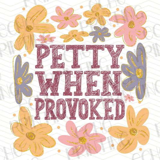 FSS 235 - PETTY WHEN PROVOKED