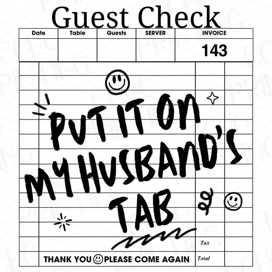 FSS 24 - PUT IT ON MY HUSBAND'S TAB