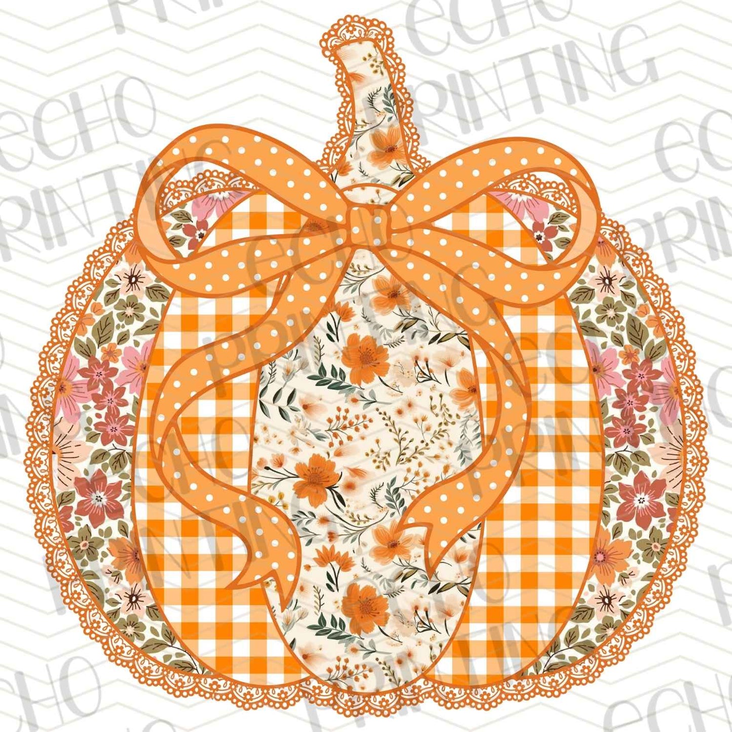 FLTK 347 – ORANGE LACE BOW PUMPKIN