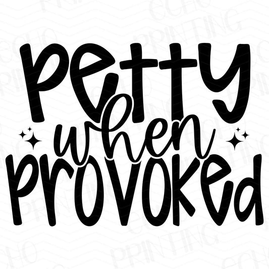 FSS 28 - PETTY WHEN PROVOKED BLACK