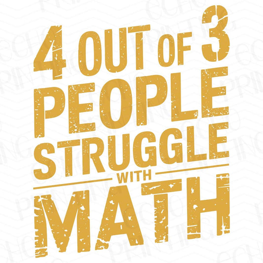 FSS 33 - 4 OUT OF 3 PEOPLE STRUGGLE WITH MATH