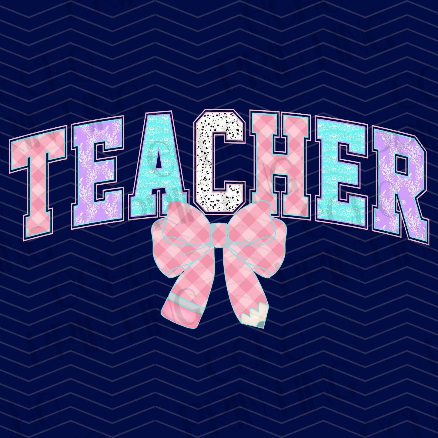 TCHR 351 – PINK BOW WITH TEACHER