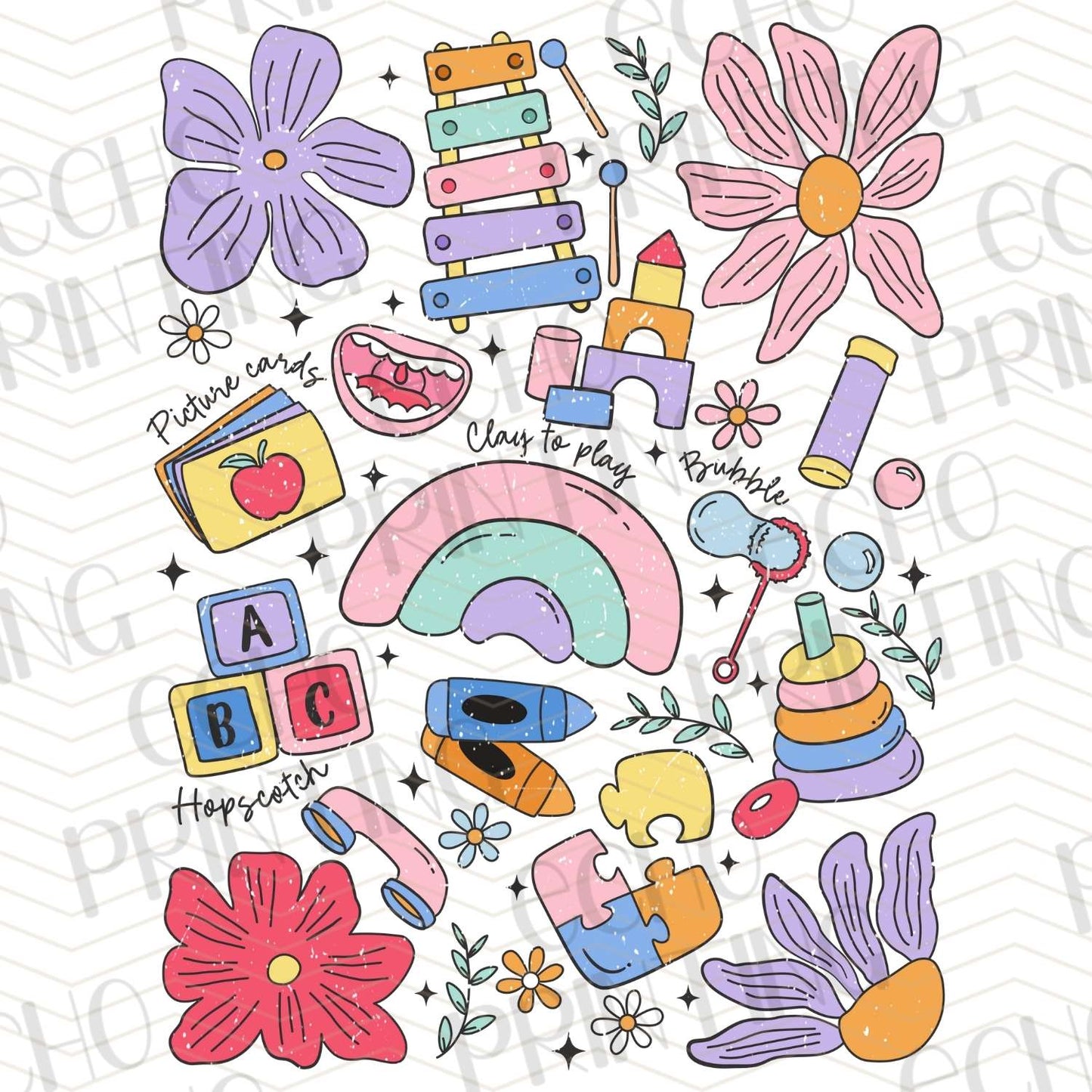 TCHR 352 – COLORFUL DOODLES WITH TEACHER VIBES