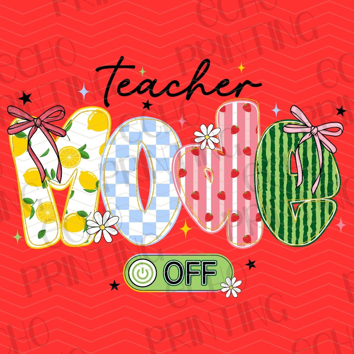 TCHR 376 – TEACHER MODE OFF