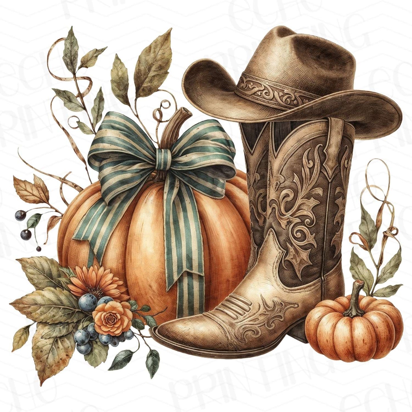 WSTN 45 - PUMPKIN BOOTS