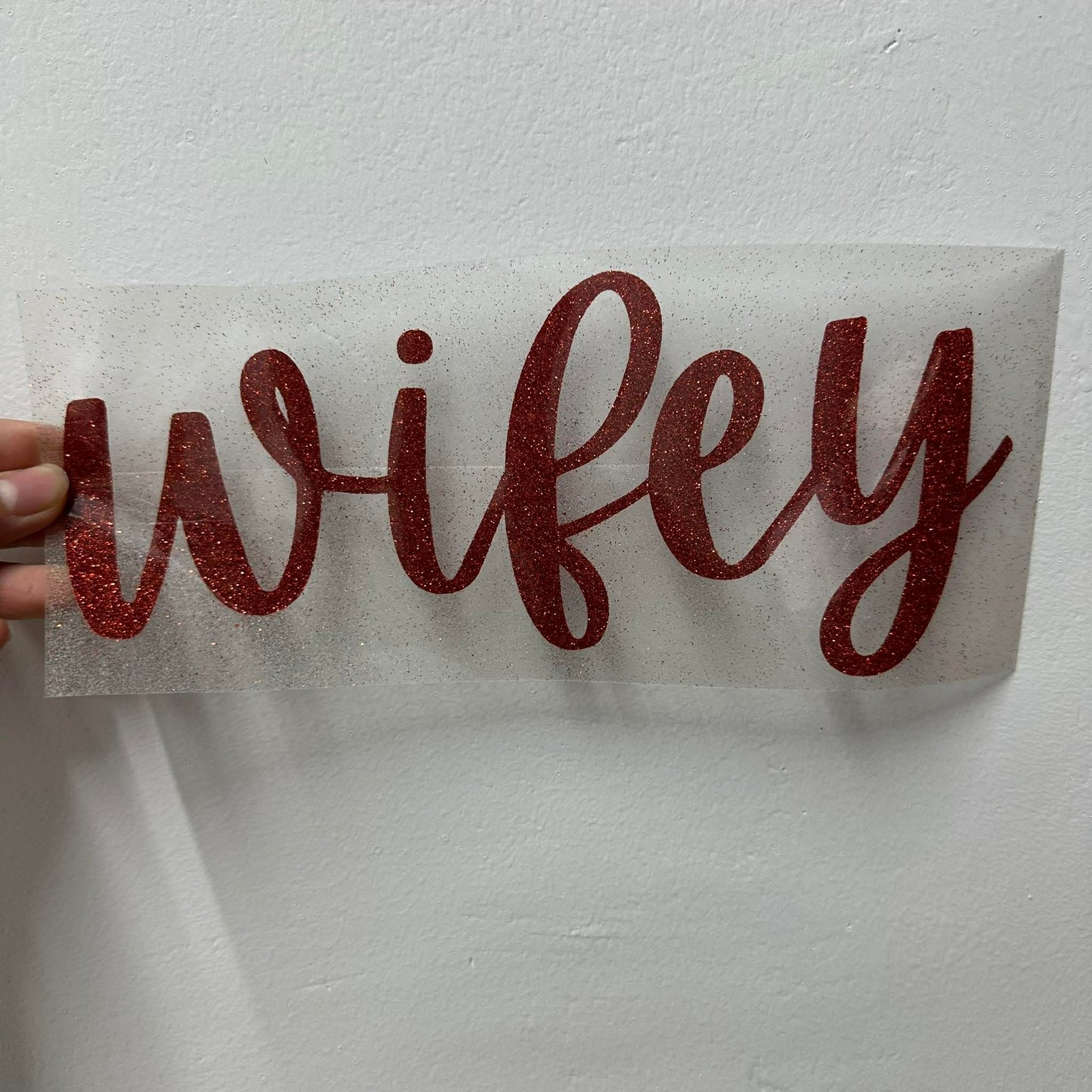 WIFEY - RED GLITTER VINYL | RTS 10" ADULT