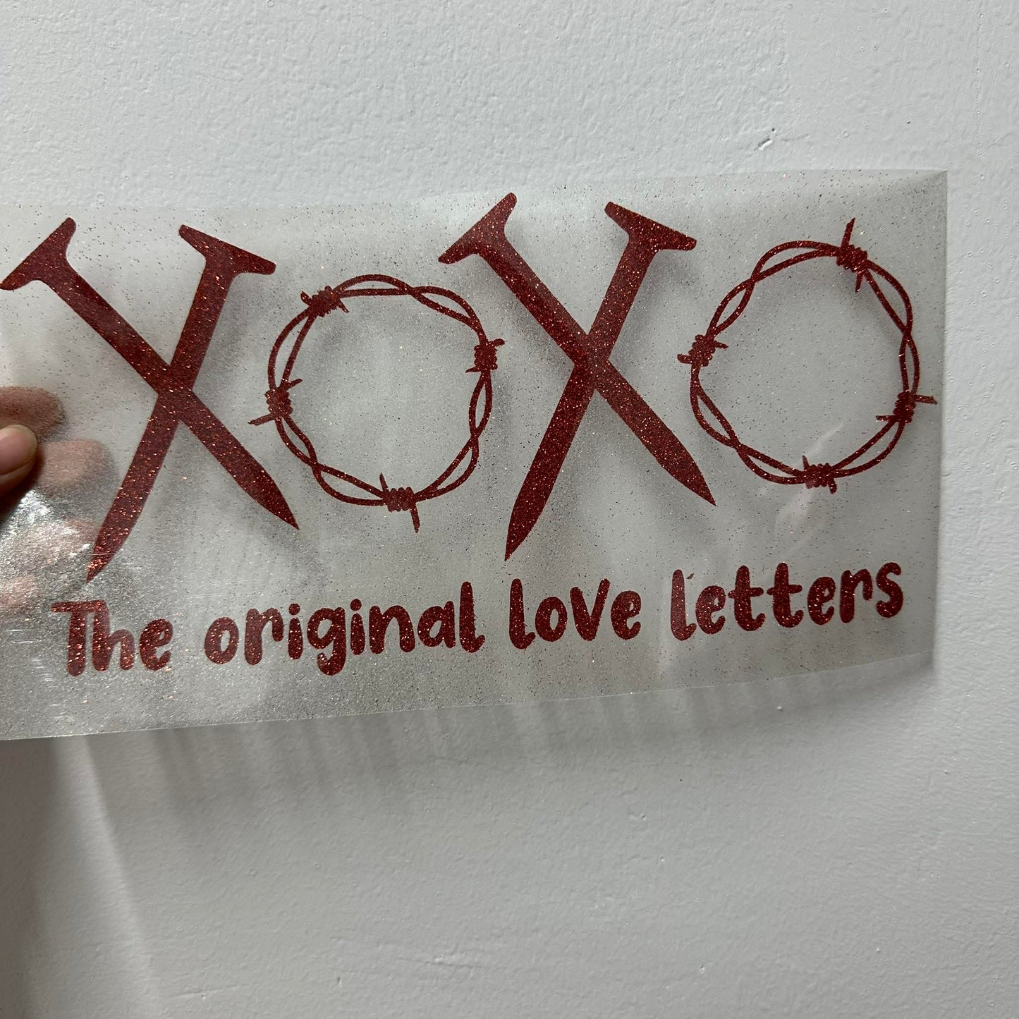 XOXO - RED GLITTER VINYL | RTS 10" ADULT