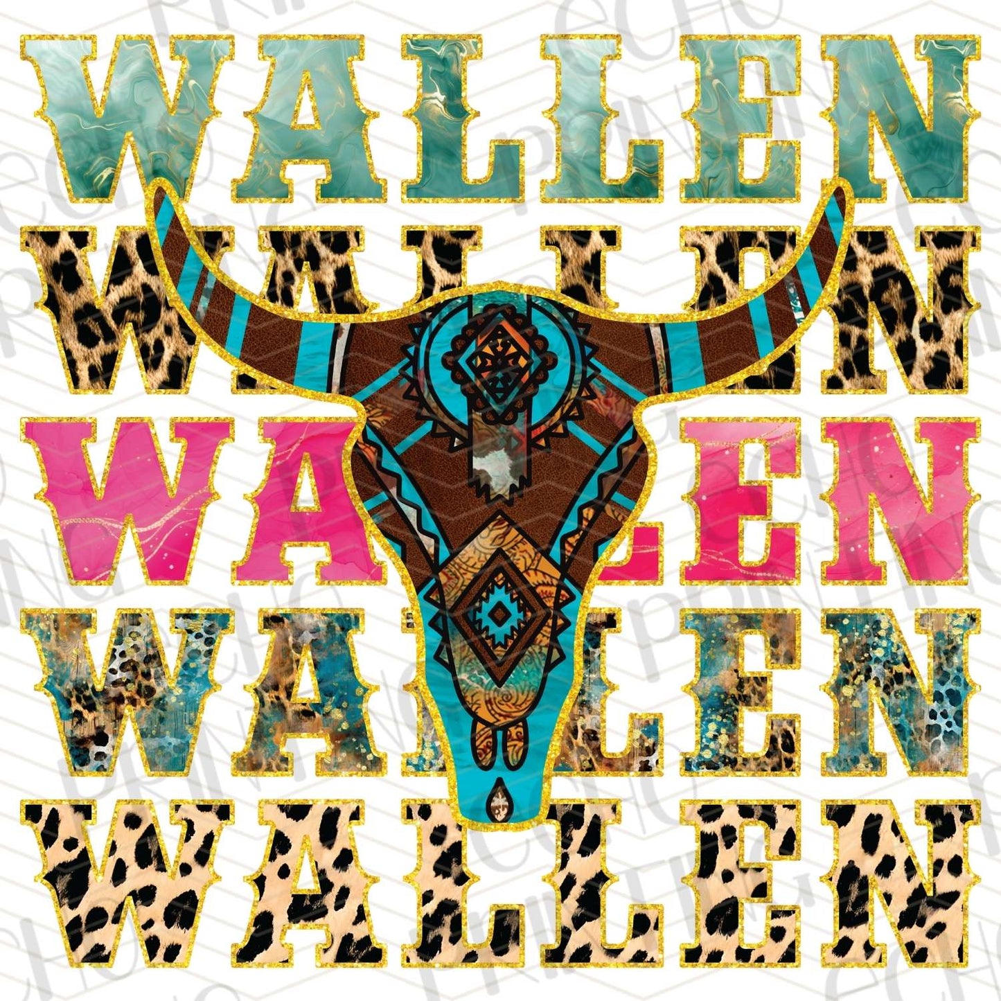 WSTNG 65 - WESTERN BULL HEAD WALLEN VIBES