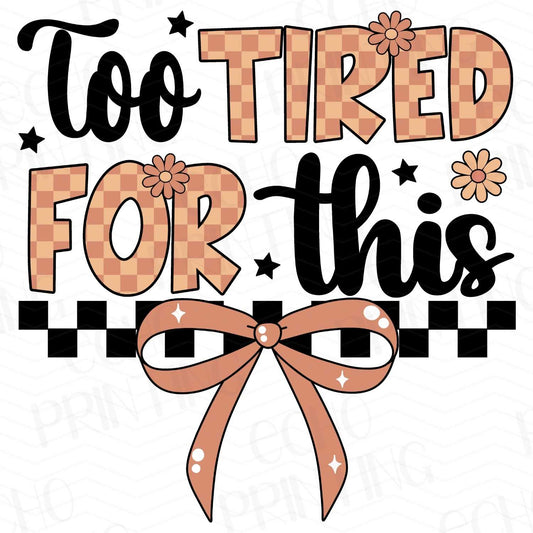 FSS 70 - TOO TIRED FOR THIS