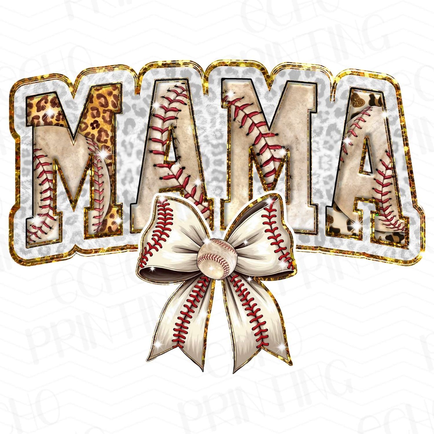 BSB 71 – SPARKLY BASEBALL MAMA WITH STITCHES