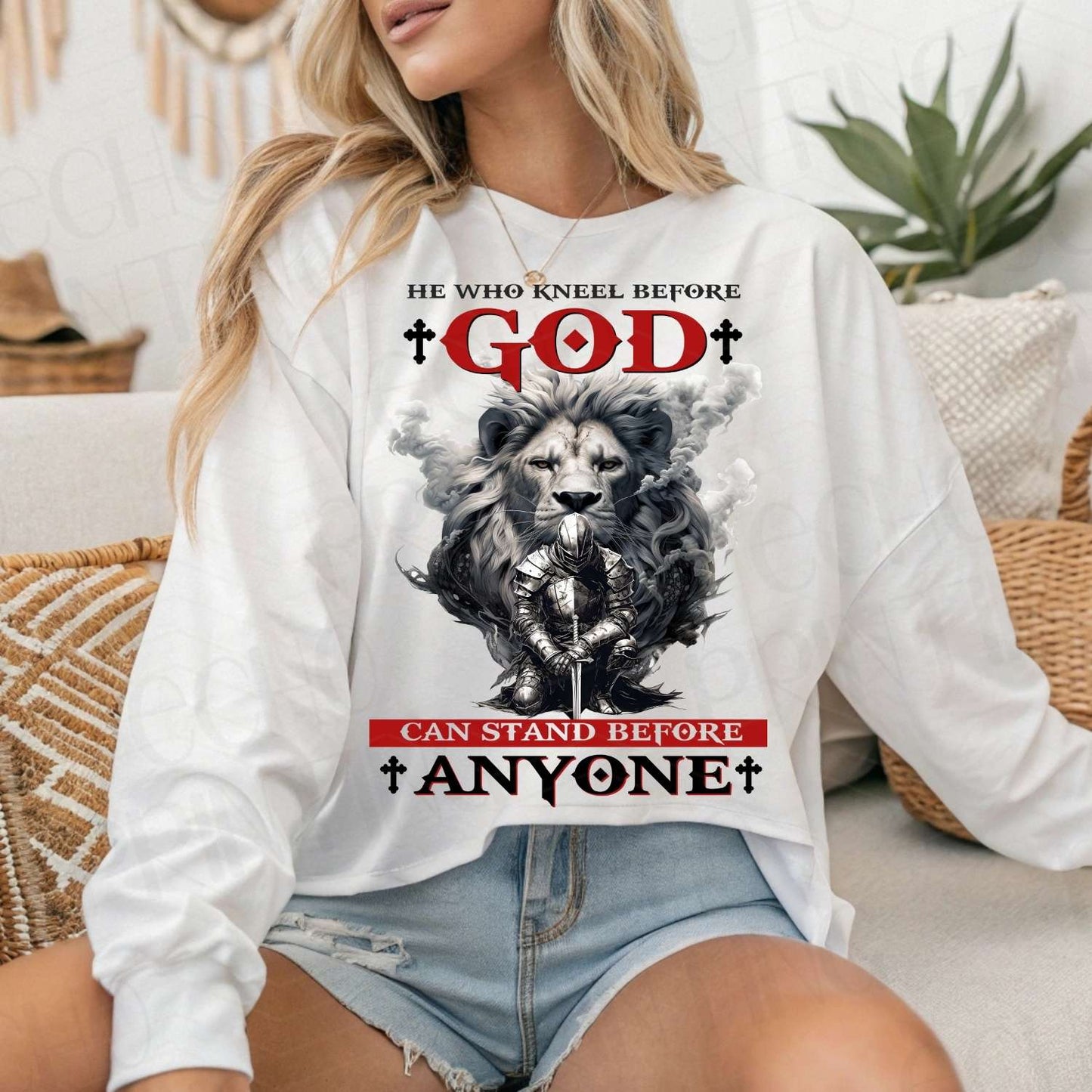 HE WHO KNEEL BEFORE GOD CAN STAND BEFORE ANYONE