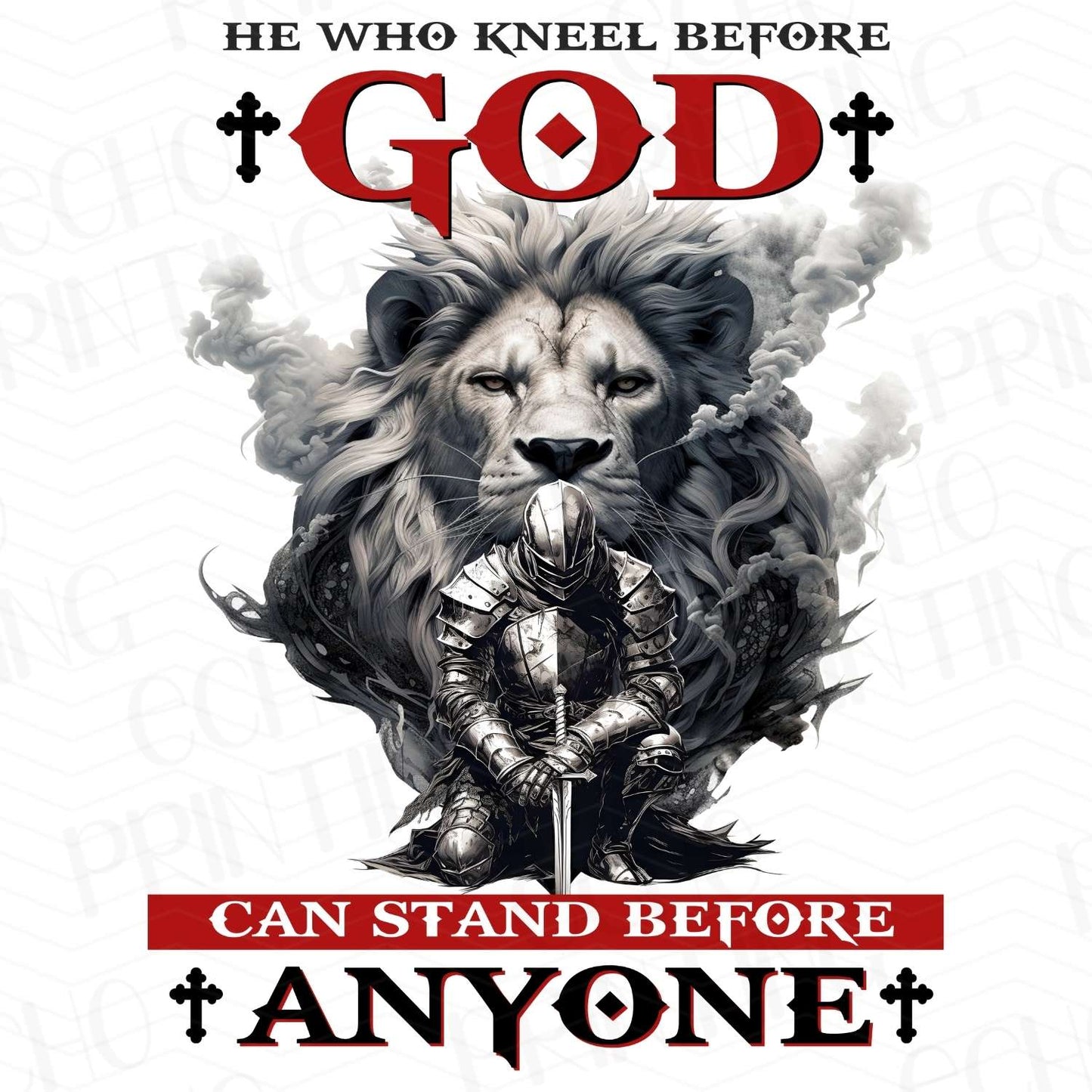 HE WHO KNEEL BEFORE GOD CAN STAND BEFORE ANYONE