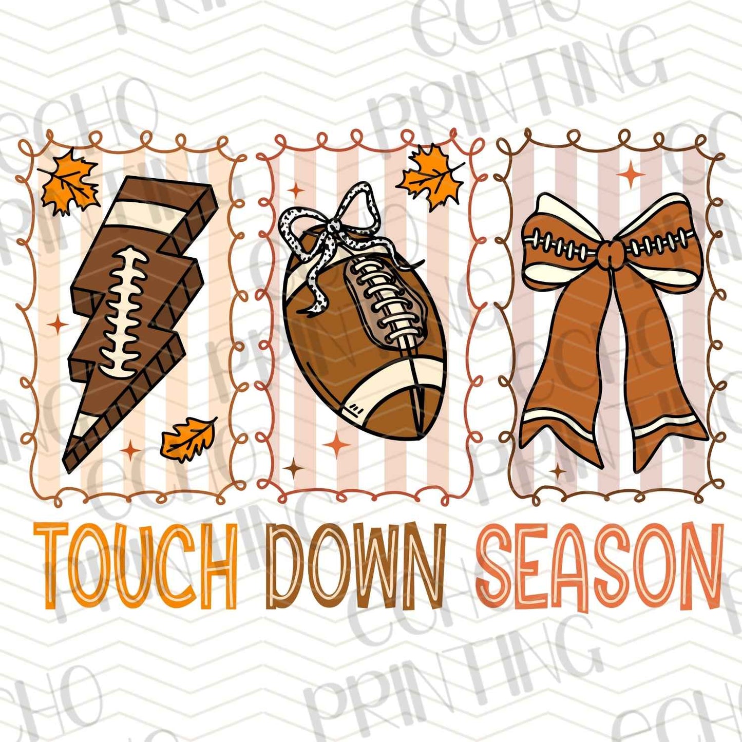 FTB 156 – CUTE FALL FOOTBALL ELEMENTS CLUSTER