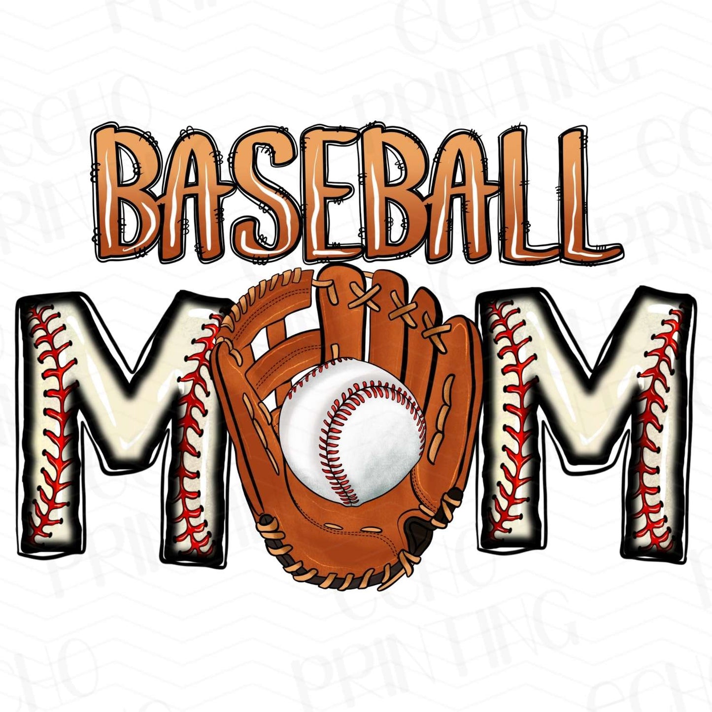 BSB 86 – BASEBALL MOM WITH GLOVE