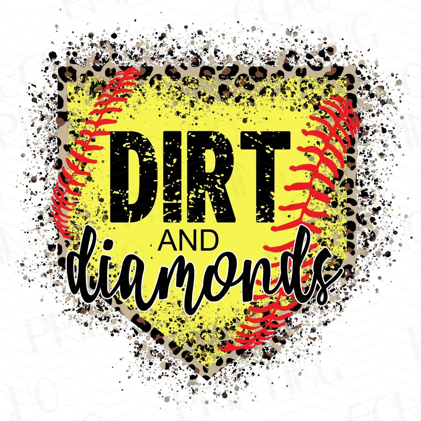 BSB 95 – DIRT AND DIAMONDS SOFTBALL SPLATTER