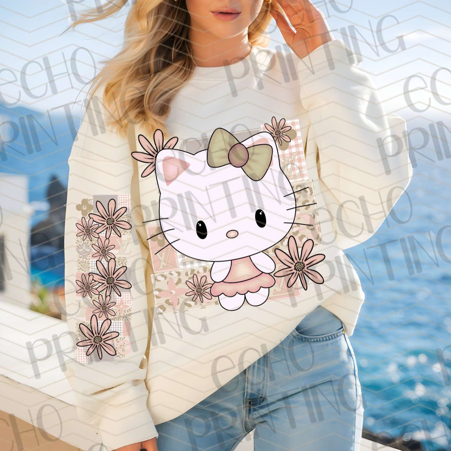 ACM 17 - PINK BOW KITTY ** SLEEVE SOLD SEPERATELY **
