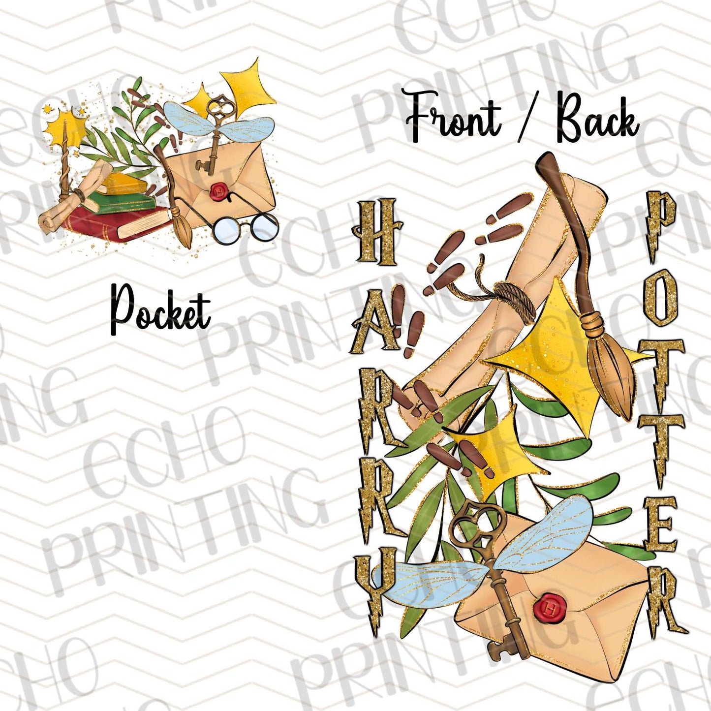 ACM 20 - MAGIC SCHOOL | POCKET & BACK SOLD SEPERATELY