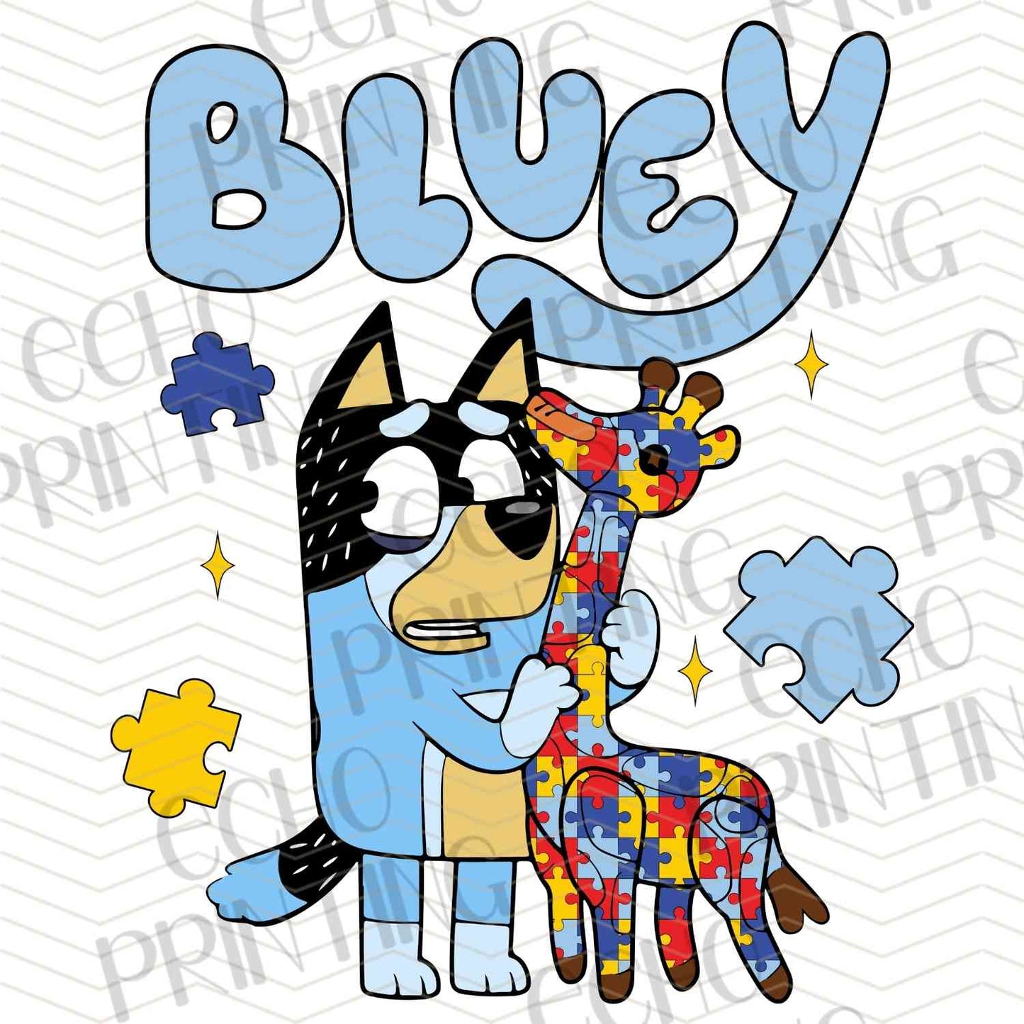 ATMSC 4 - BLUE DOG WITH PUZZLES