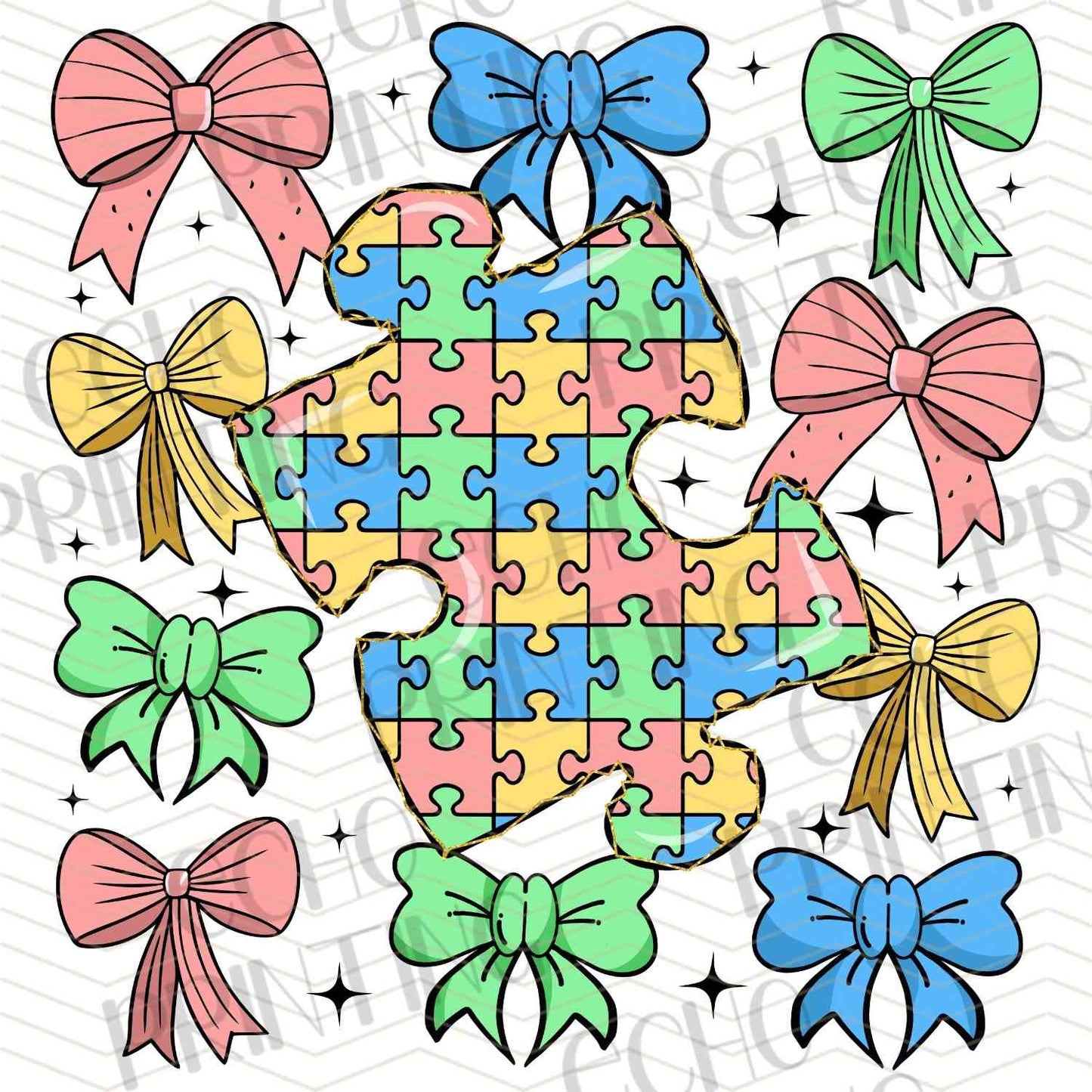 ATMSG 30 – PUZZLE HEART BOWS