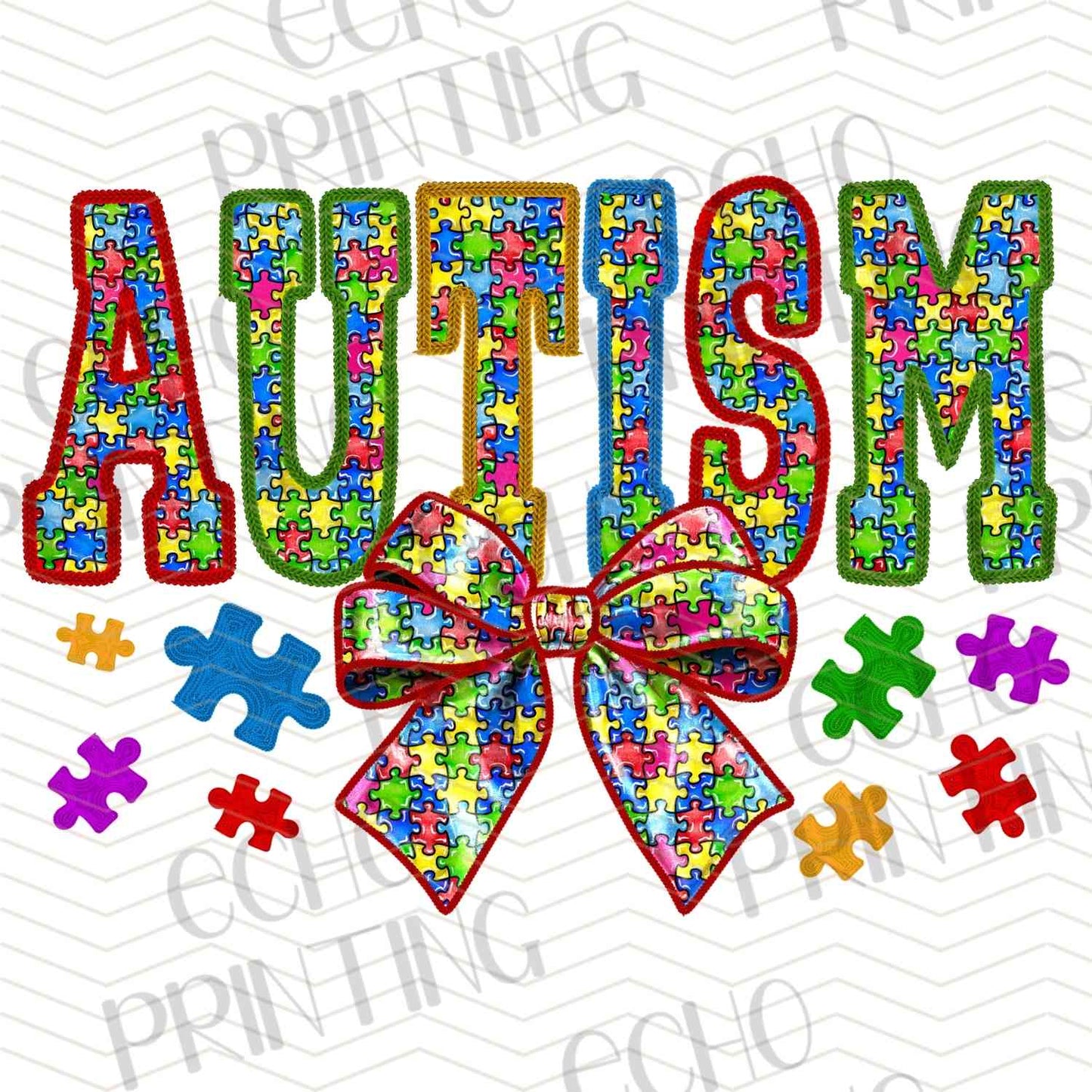 ATMSG 391 – AUTISM BOW LETTERING