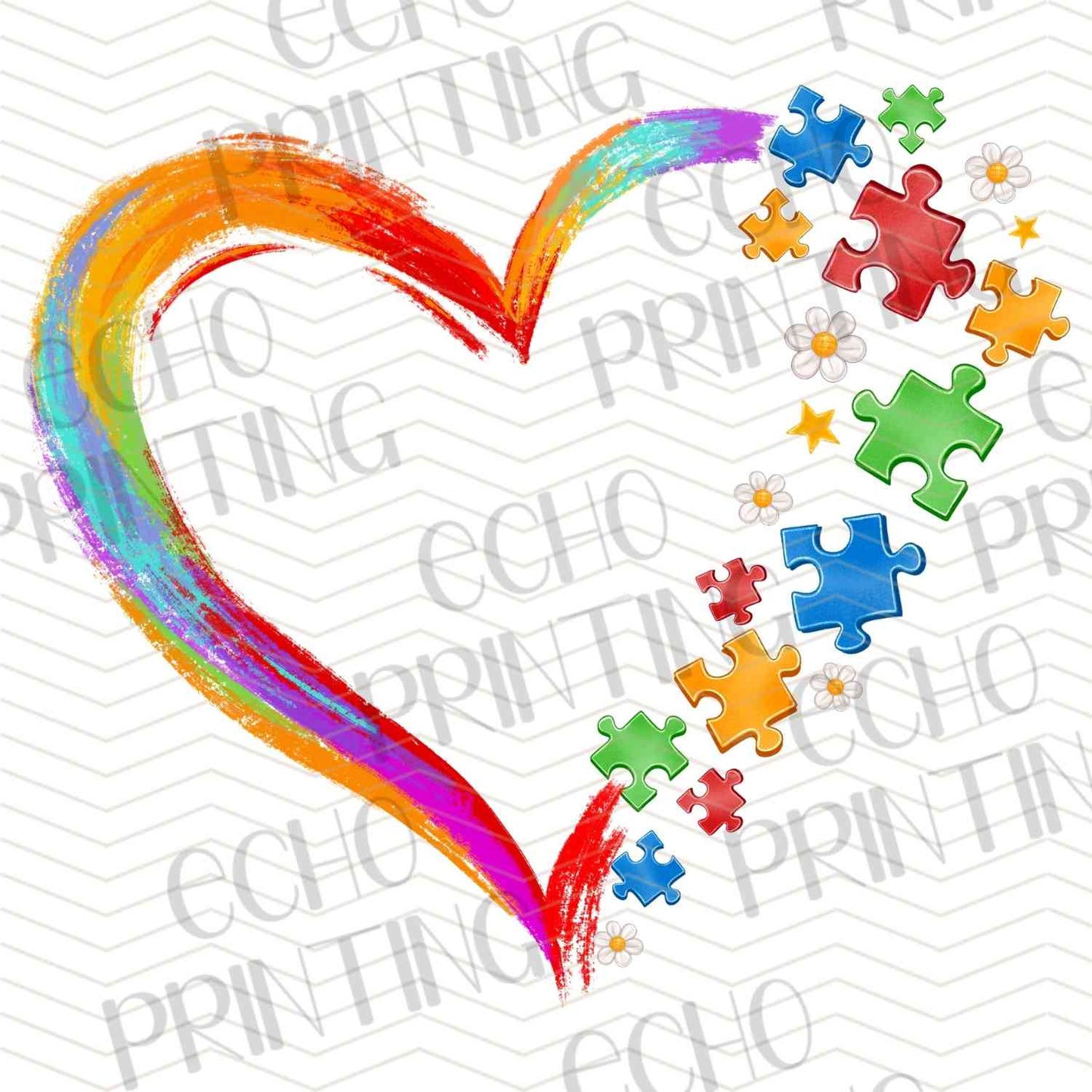 ATMSG 395 – AUTISM RAINBOW HEART