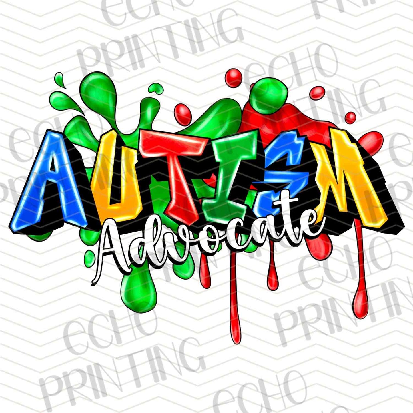 ATMSG 477 - AUTISM PAINT SPLASH