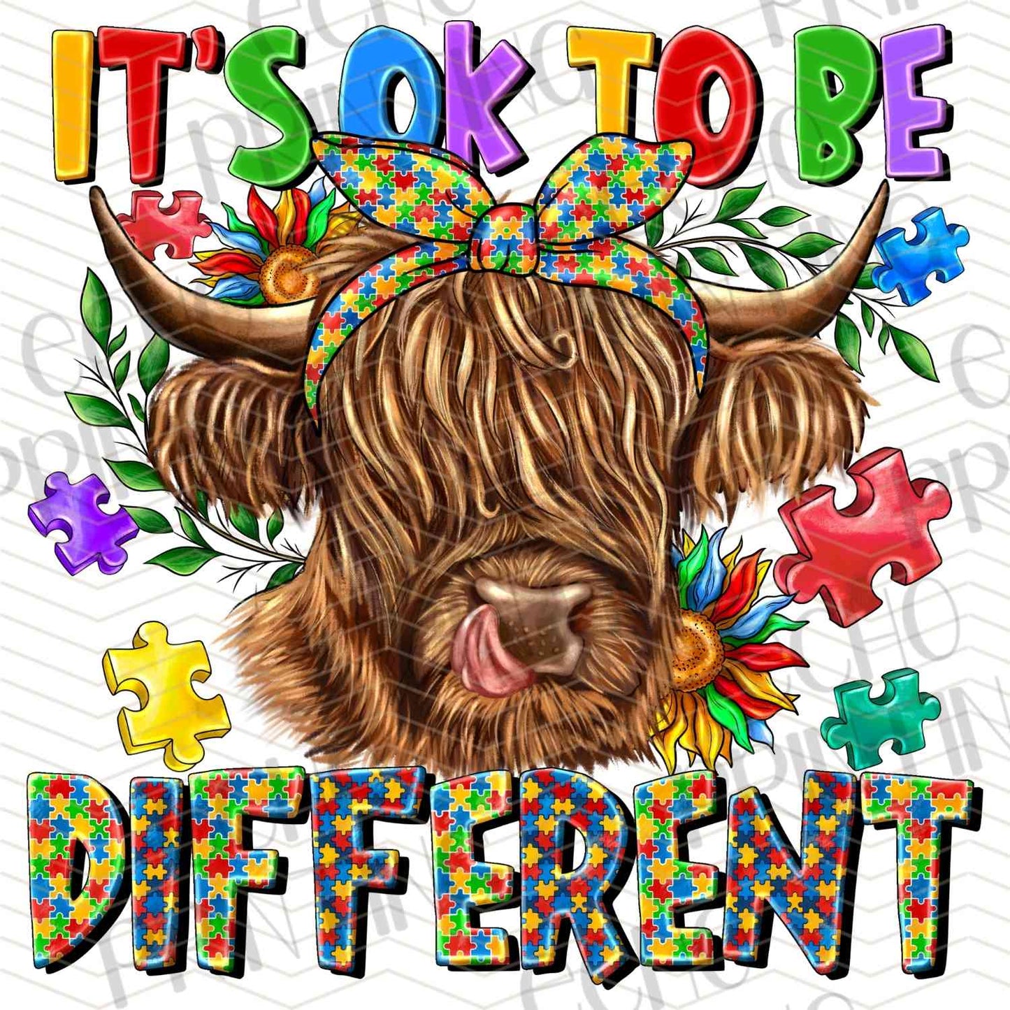 ATMSG 635 - HIGHLAND COW DIFFERENT