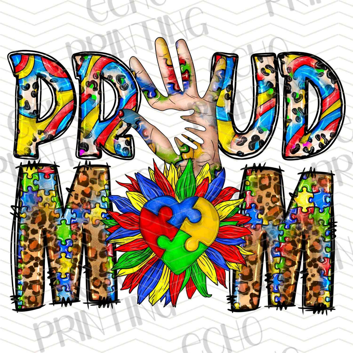 ATMSG 687 - PROUD AUTISM MOM PUZZLE