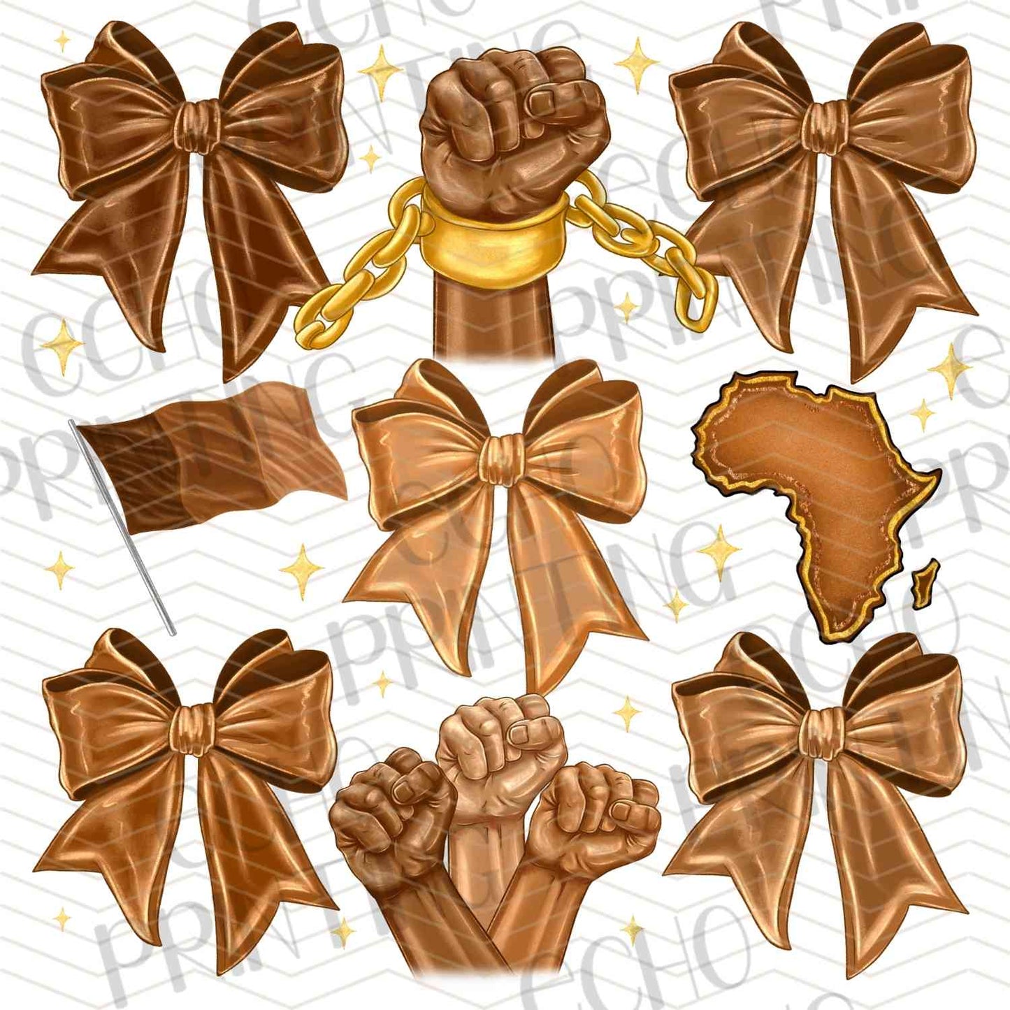 BHMG 212 - AFRICAN BOW PATTERN