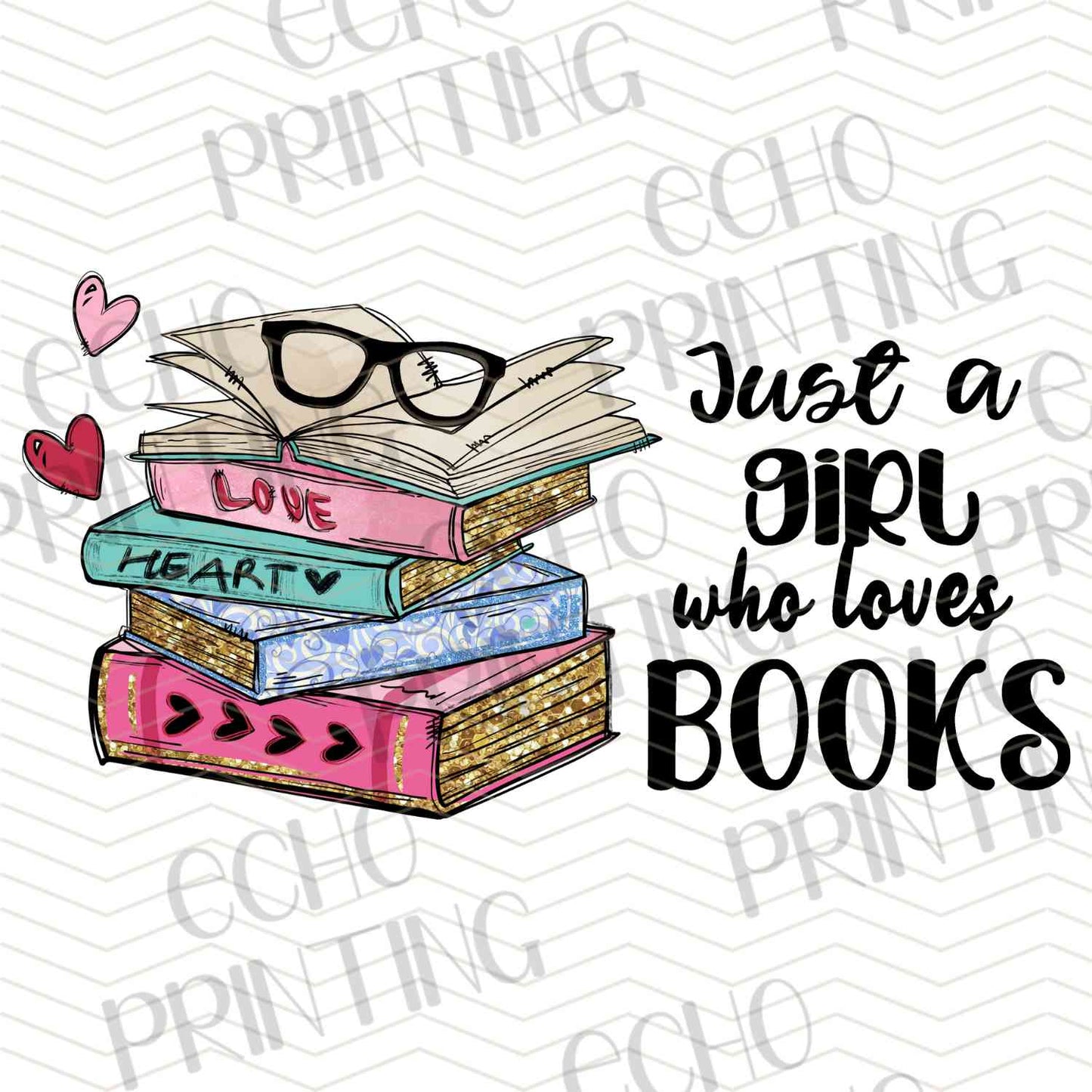 BKG 111 - GIRL WHO LOVES BOOKS