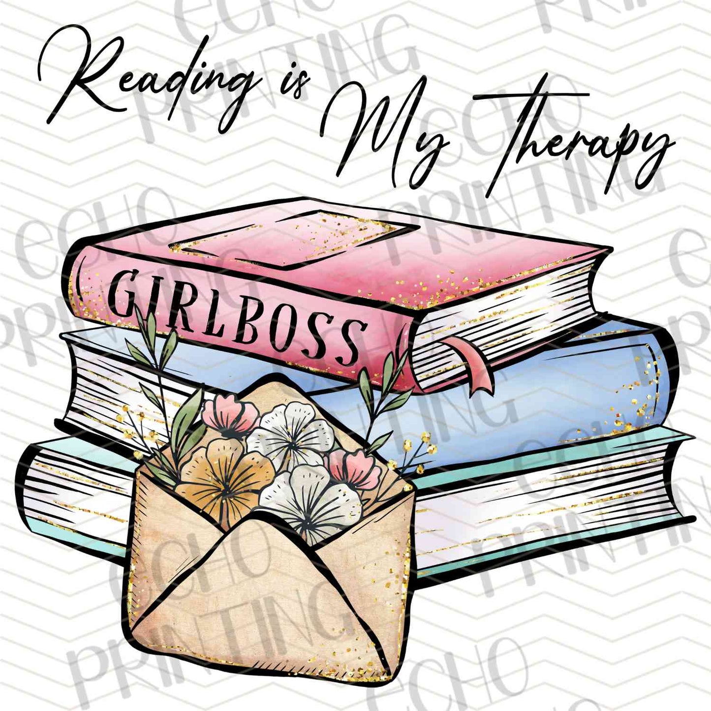 BKG 114 - BOOKS ARE MY THERAPY