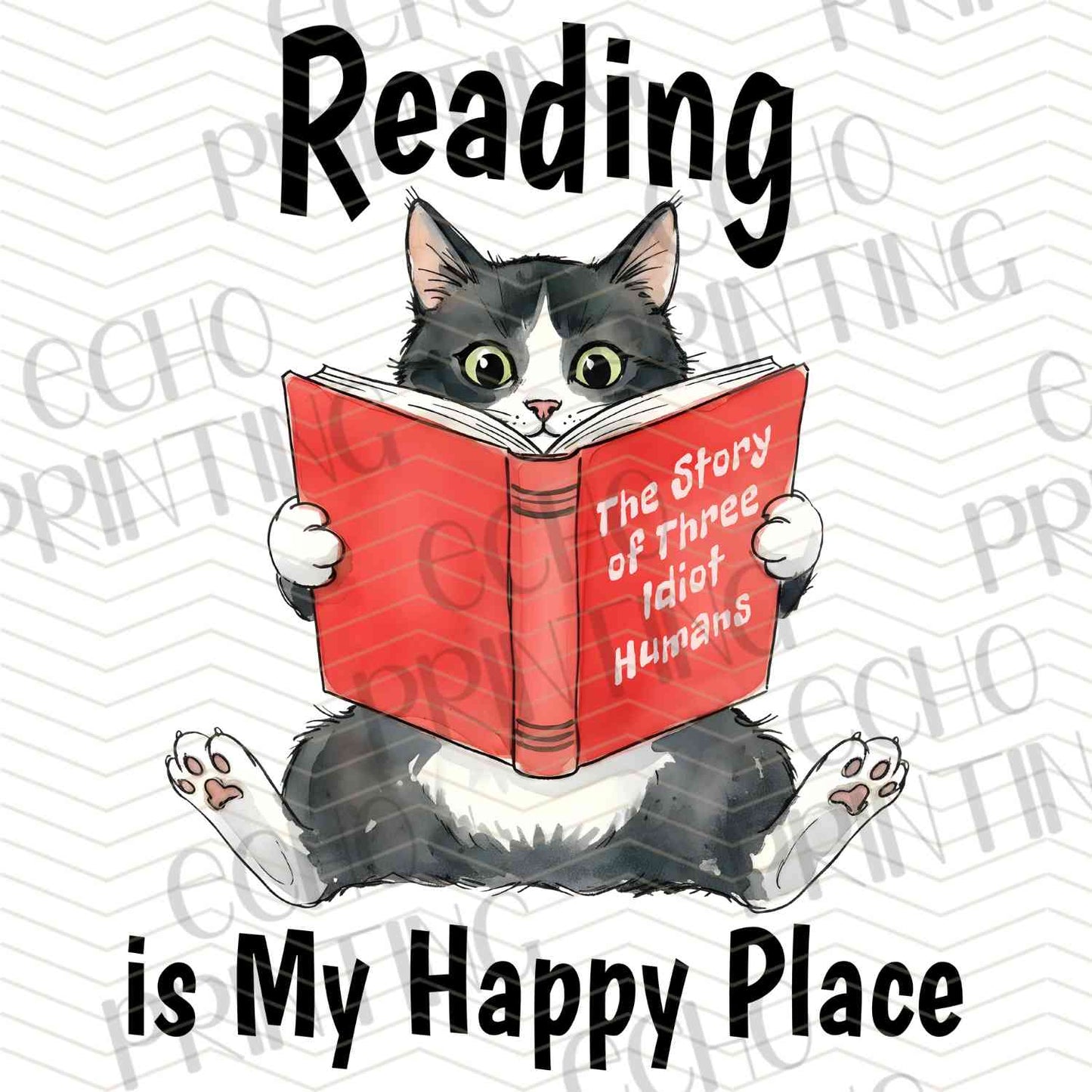 BKG 203 – READING HAPPY PLACE CAT