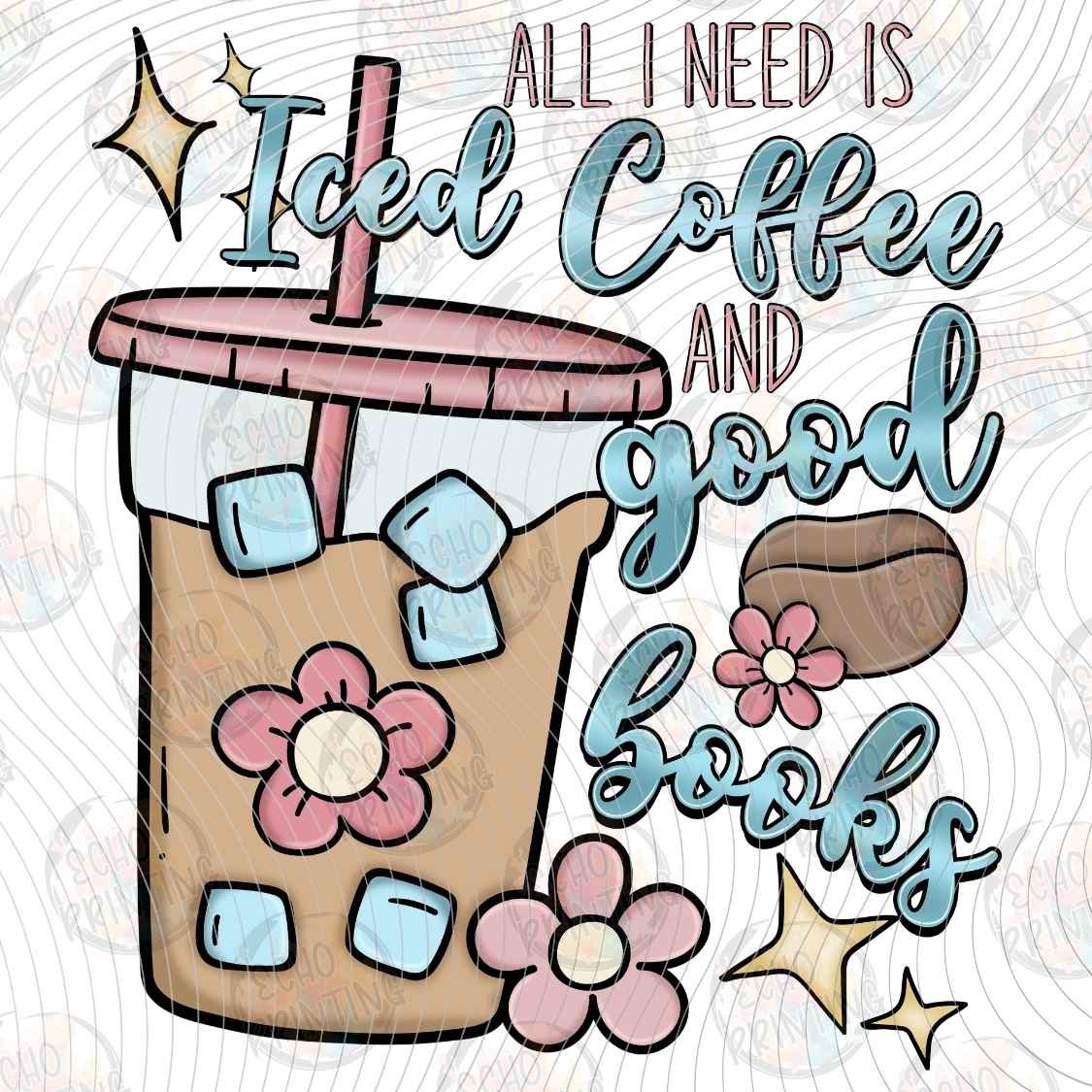 BKG 313 - ICED COFFEE AND BOOKS