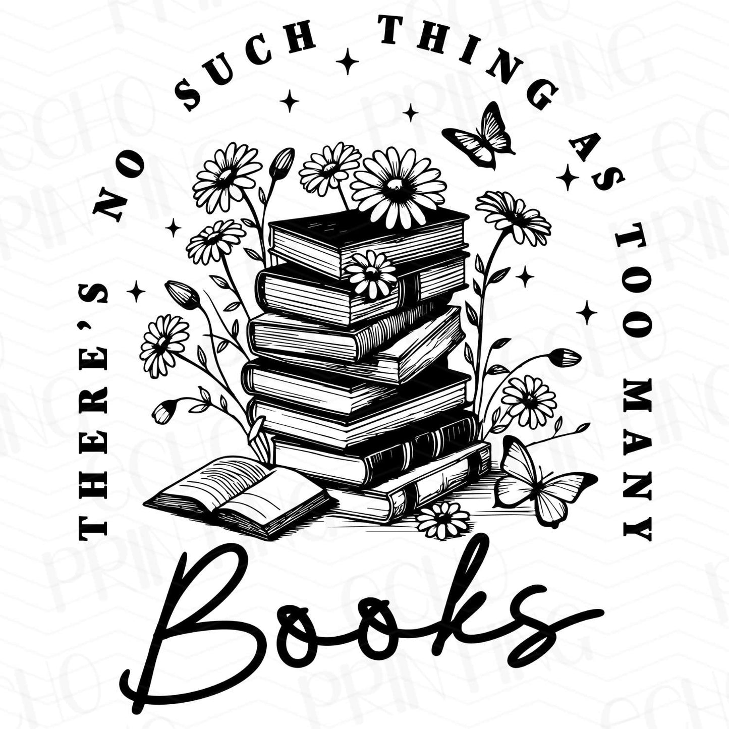 BK 131 - NEVER TOO MANY BOOKS