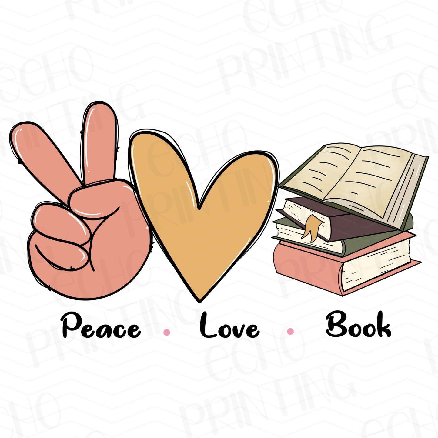 BKG 16 - PEACE LOVE READ