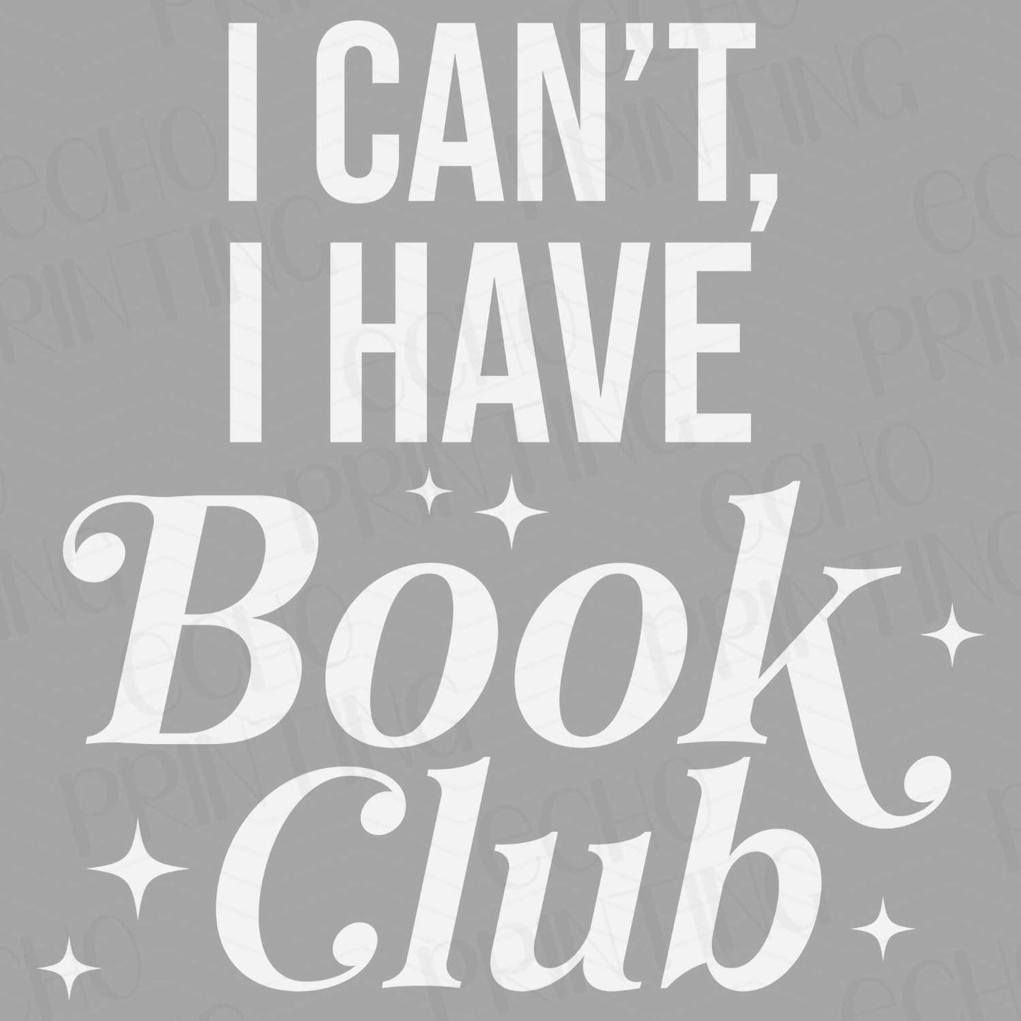 BKG 58 - BOOK CLUB EXCUSE